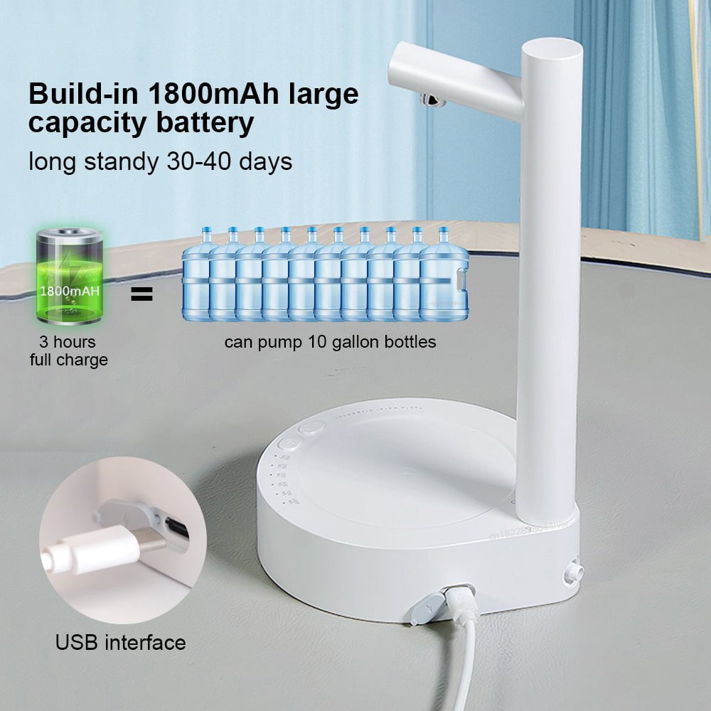 STORAZONE Best Seller Desk Dispenser Electric Water Gallon Automatic Water Bottle Dispenser Rechargeable Water Dispenser