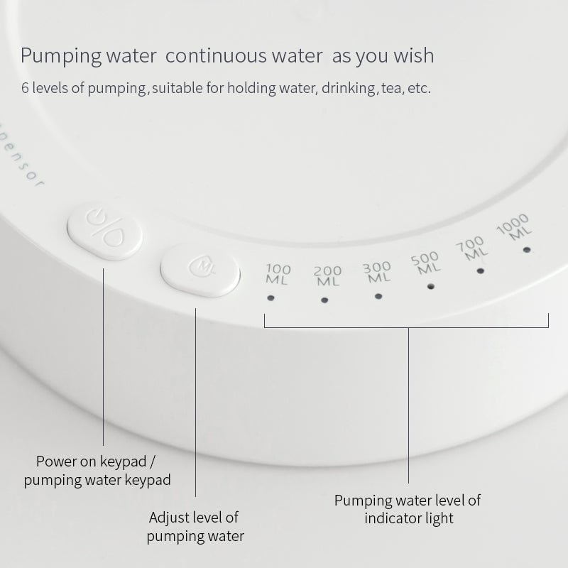 STORAZONE Best Seller Desk Dispenser Electric Water Gallon Automatic Water Bottle Dispenser Rechargeable Water Dispenser