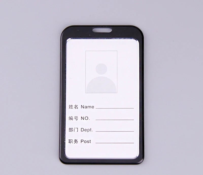 Storazone black 1 Retractable Badge Reel with Card Holder Reel Clip Key Ring Retractable ID Card Holder Key Chain Holders for Office Name Tag