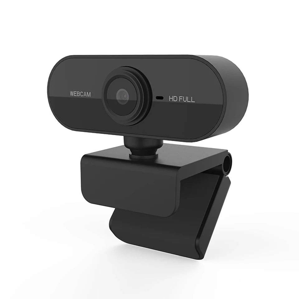 Storazone black 1080P HD Mini Webcam with microphone, usb interface supports laptop desktop computer, suitable for live video call conference