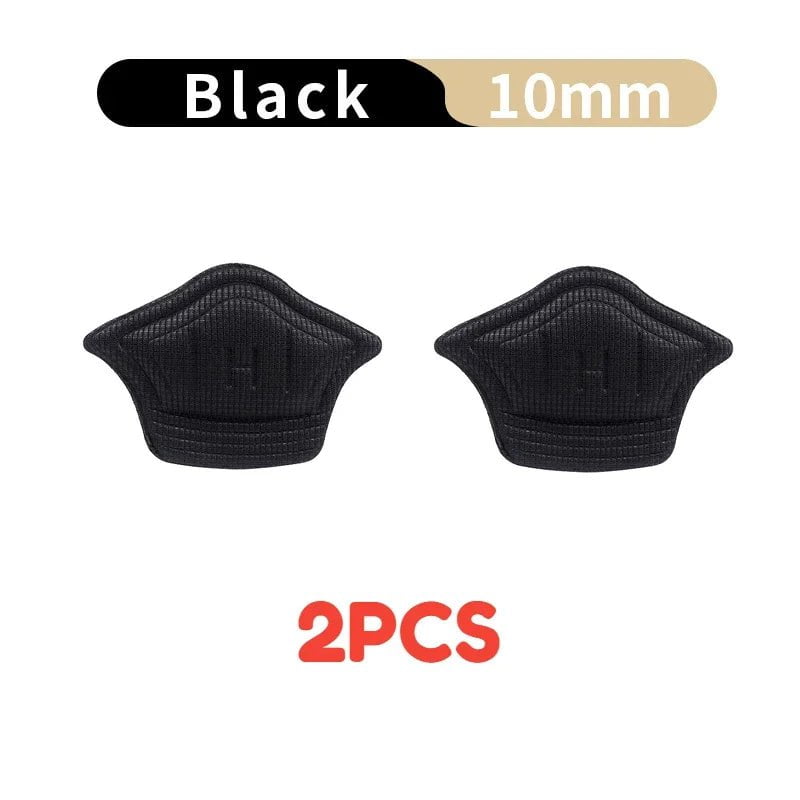 Storazone black-10mm 1pair / CN 10pcs/set Insoles for Shoes Patch Heel Pads for Sport Shoes Adjustable Size Feet Pad Insole Heel Protector Back Sticker