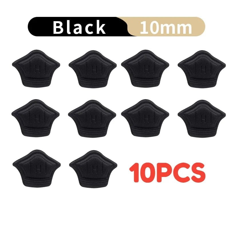 Storazone black-10mm 5pair / CN 10pcs/set Insoles for Shoes Patch Heel Pads for Sport Shoes Adjustable Size Feet Pad Insole Heel Protector Back Sticker