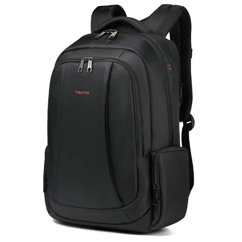 Storazone Black 15.6inch / China Lifetime Warranty Men's Backpack 14 15.6 17.3inch Laptop Backpack Bag For Men Anti Theft School Backpack Male Travel Bag Mochila