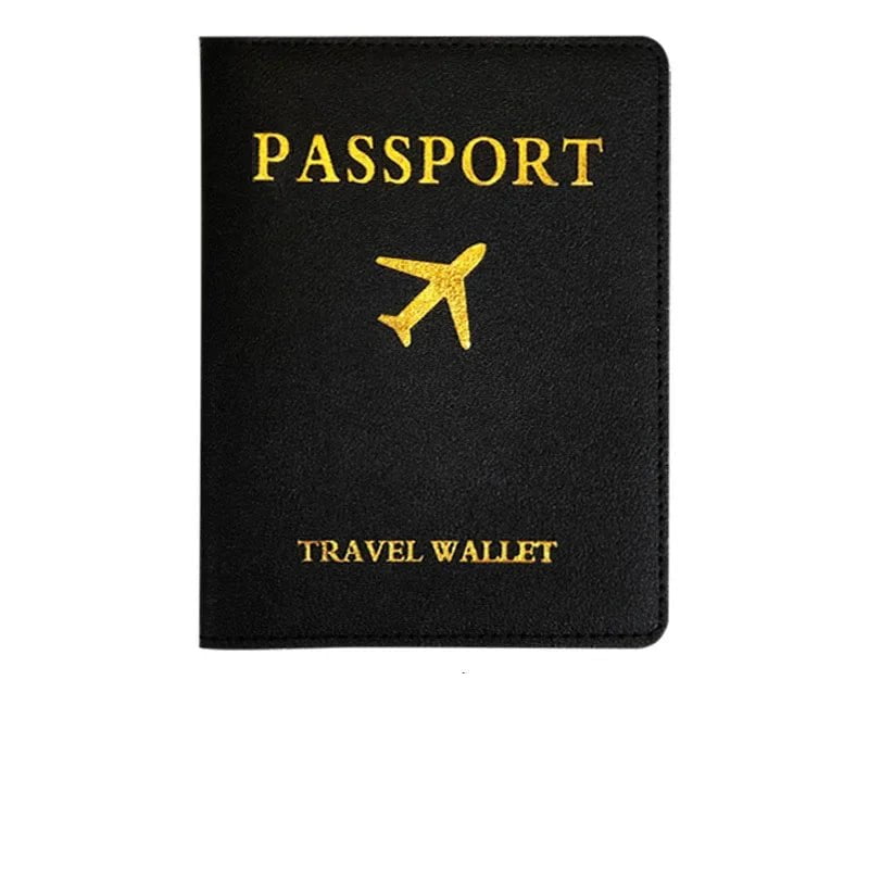 Storazone black 1PC Women Men PU Leather Luggage Tag Suitcase Identifier Label Baggage Boarding Bag Tag Name ID Address Holder Travel Accessorie