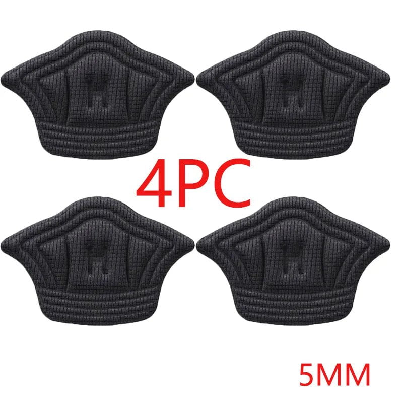 Storazone Black-2 Pairs(4 Pcs) / CN 2pc/4pc Insoles Patch Heel Pads for Sport Shoes Pain Relief Antiwear Feet Pad Protector Back Sticker