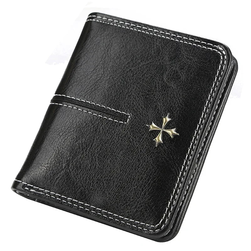 Storazone Black 2 Women Wallets and Purses PU Leather Money Bag Female Short Hasp Purse Small Coin Card Holders Blue Red Clutch New Women Wallet