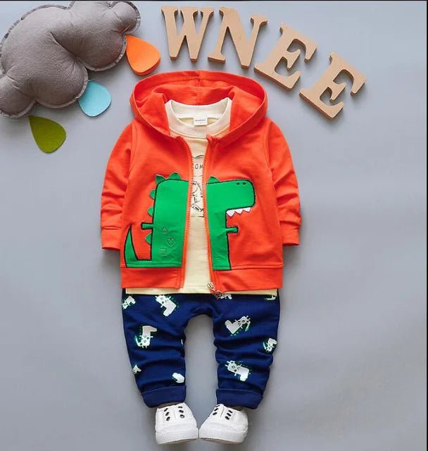 Storazone black / 24M Baby Boys Clothes Sets Spring Autumn New Kids Fashion Cotton Casual Coats+hoodies+pants 3pcs For Children Boys Sports Suit