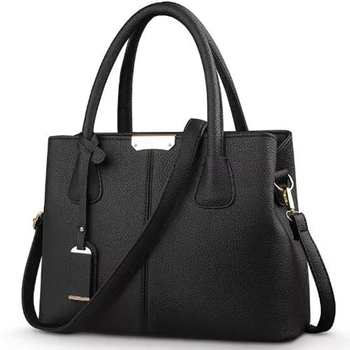 Storazone black / 29.5x13x21.5cm Women PU Leather Handbags Ladies Large Tote Bag Female Square Shoulder Bags Bolsas Femininas Sac New Fashion Crossbody Bags