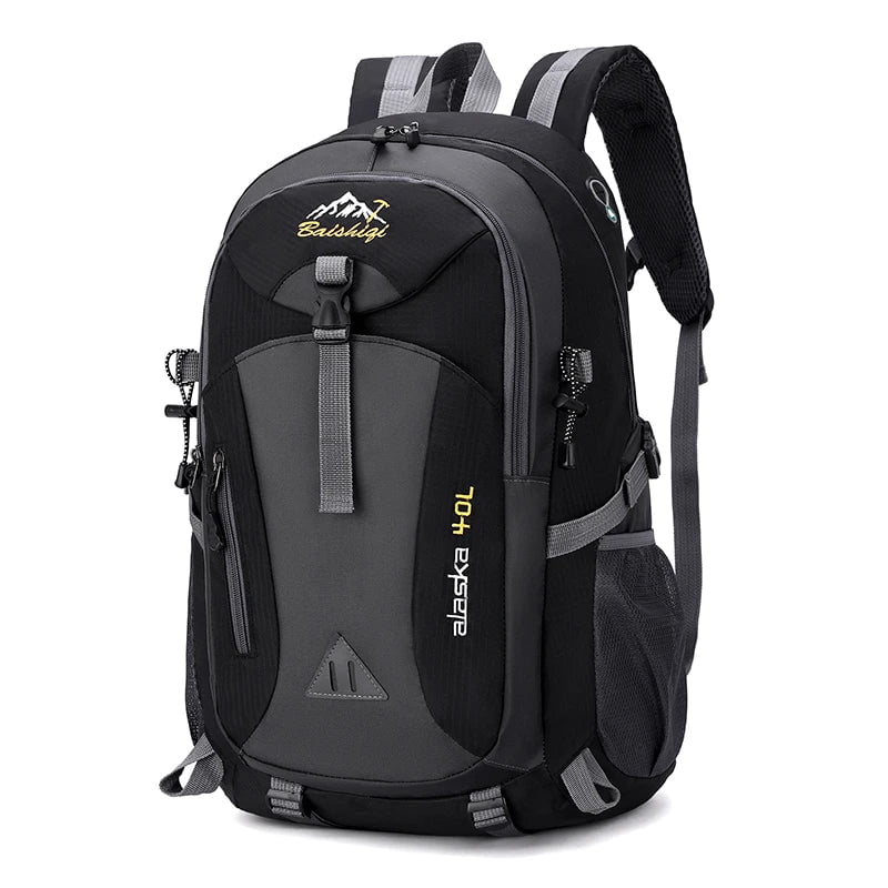 Storazone Black / 30L 52x30x20cm Men Backpack 2022 New Nylon Waterproof Casual Outdoor Travel Backpack Ladies Hiking Camping Mountaineering Bag Youth Sports Bag