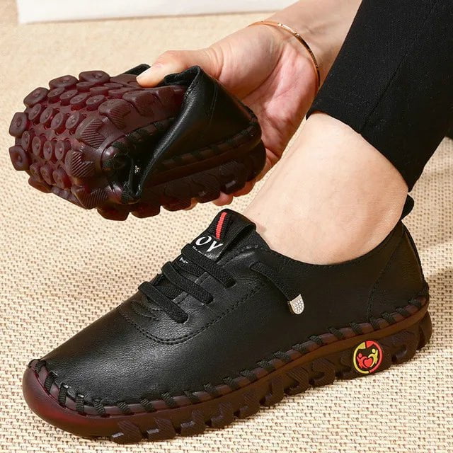 Storazone Black / 35 Sneakers Women Shoes Flat Loafers Shoes for Women Comfortable Zapatillas De Mujer Slip On Shoes Soft Flats Female Casual Shoes