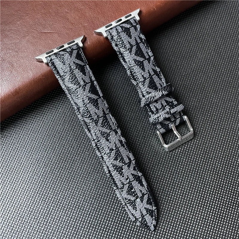 Storazone Black / 38mm 40mm 41mm Classic Leather Strap for apple watch band 44mm 45mm 49mm 38mm 42mm 40mm 41mm Designer Retro Bracelet iwatch Ultra 8 7 6 5 band