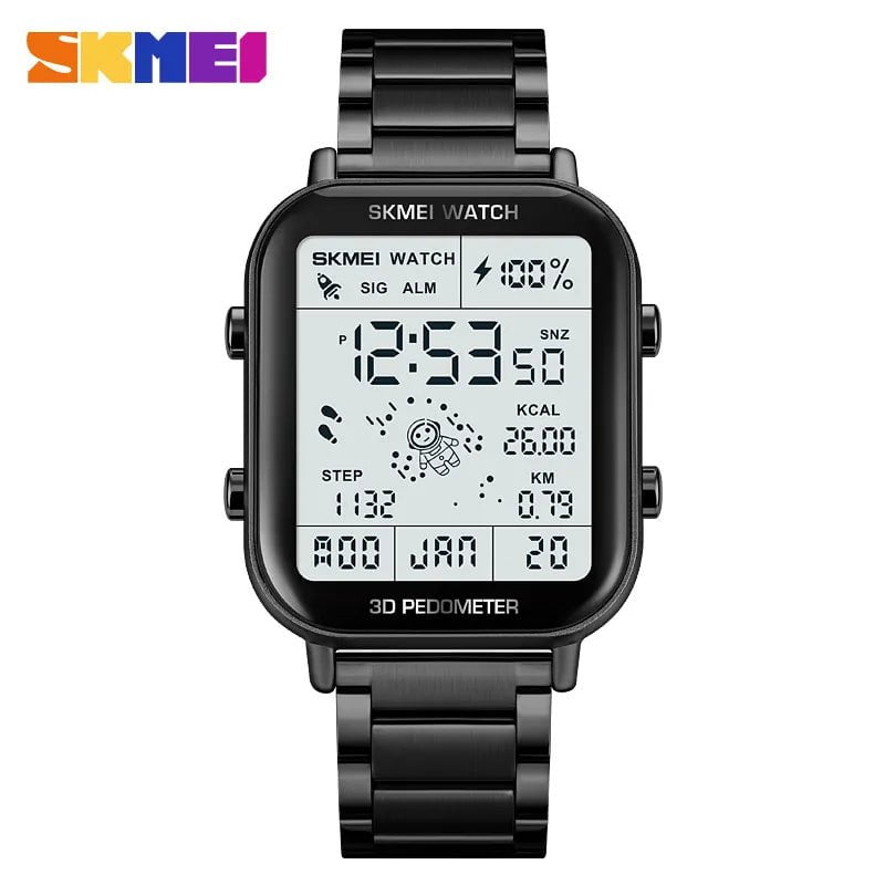 Storazone Black / CHINA SKMEI 1888 Fashion Men's Watch Waterproof Sport Electronic Watches LED Digital Reloj Masculino Men Business Wristwatch Clock