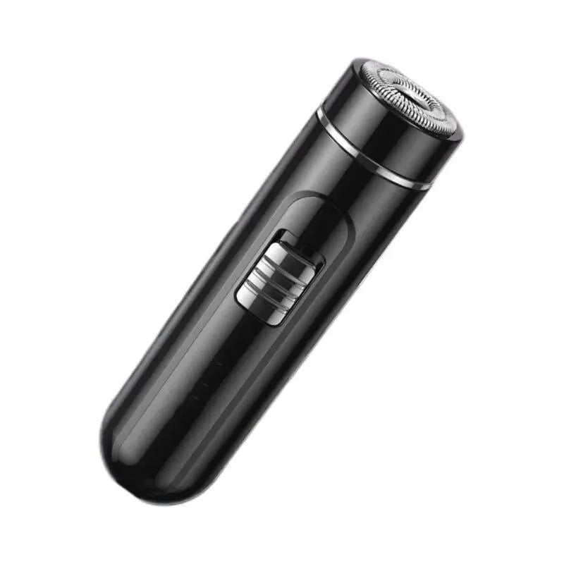 Storazone Black Compact & Convenient Electric Razor for Men - USB Rechargeable, Wet & Dry, Easy One-Button Use - Perfect for Home, Car & Travel!
