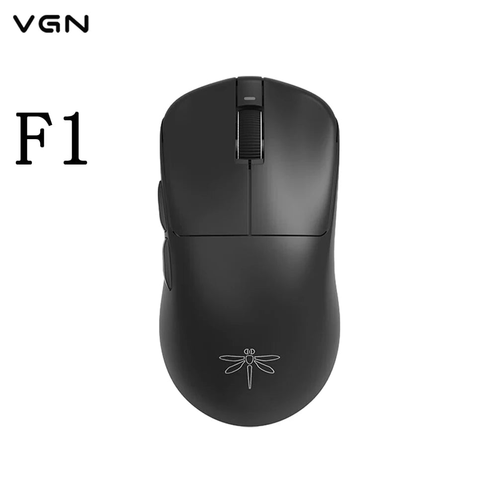 Storazone Black F1 Vgn Dragonfly F1 Moba Wireless Mouse 2.4g Wired 26000dpi 55g Gaming Mouse 130h Mice Rechargeable For Windows Mac Gaming Mice Man