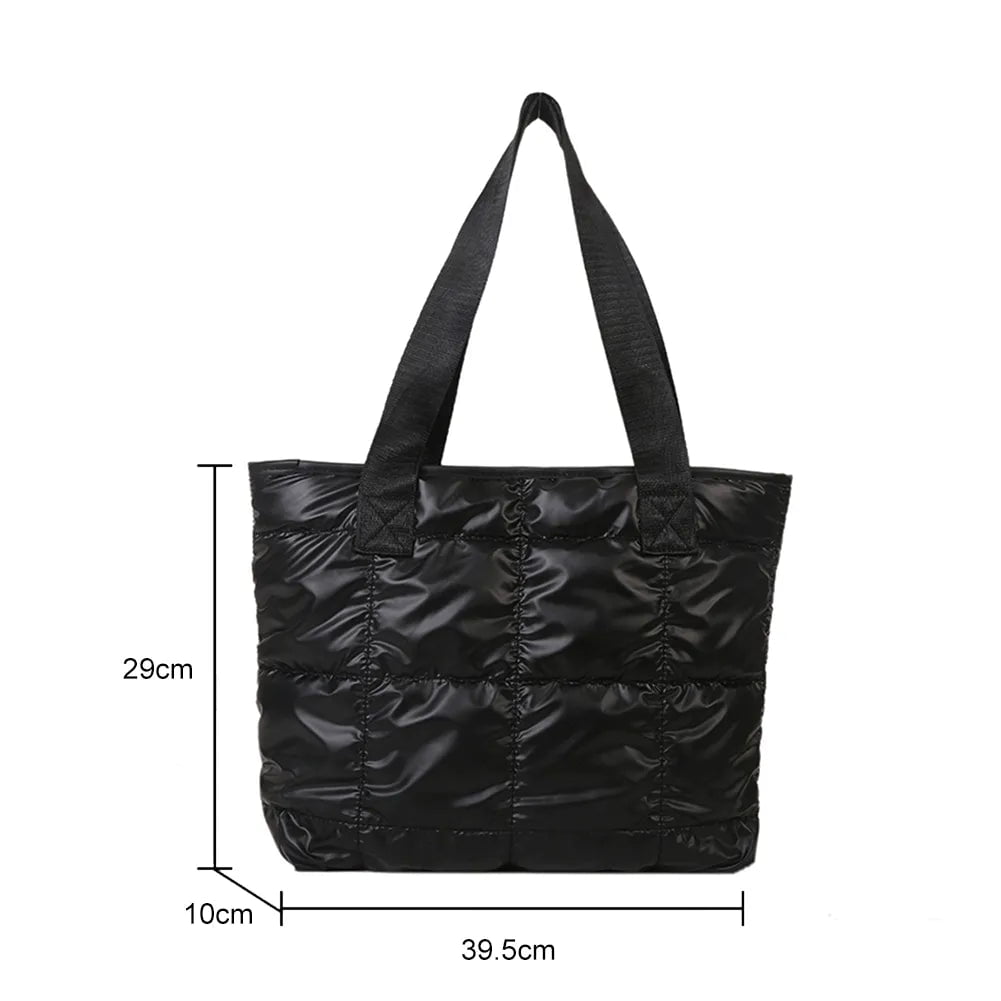 Storazone black Fashion Tote Handbags for Women Black Large Capacity Soft Rhombus Bags Vinatge Quilted Shoulder Bag Purse for Travel Shopping