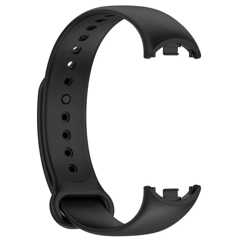 Storazone black / For Xiaomi Band 8 Soft Silicone Strap for Xiaomi Mi Band 8 Breathable Sport Bracelet Wristband Belt for MiBand 8 Replacement Correa Watchband