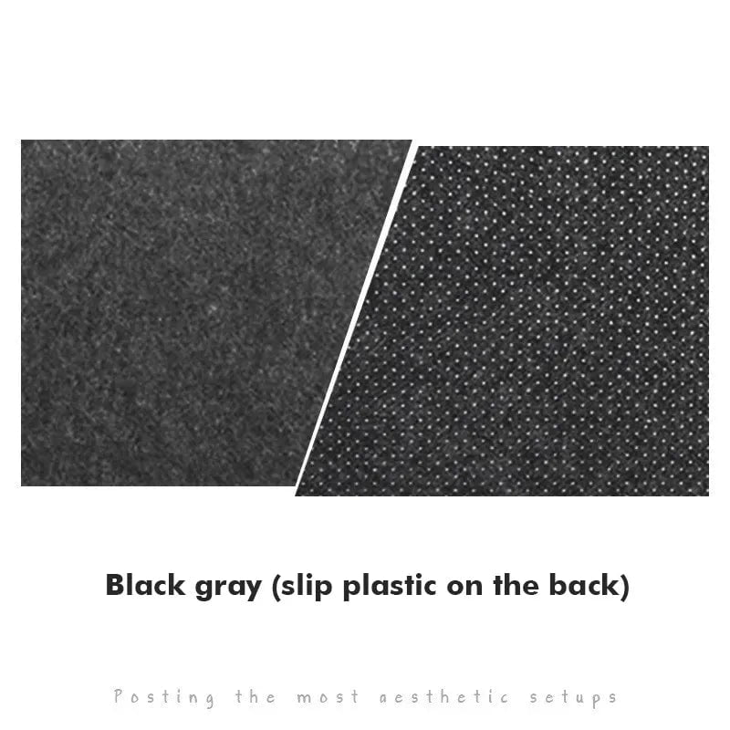 Storazone Black Gray / 30x25cm Large Mouse Pad Gamer Office Computer Desk Mat Table Keyboard Big Mousepad Wool Felt Laptop Non-slip Desk Mat Gaming Accessories