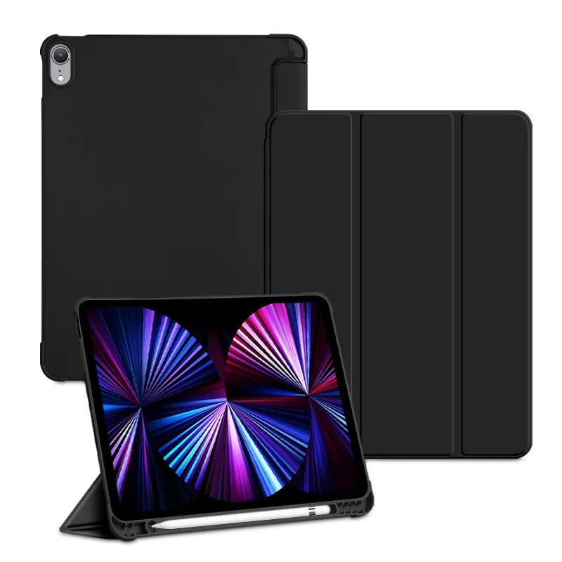 Storazone black / ipad 7th Gen 10.2 For iPad 7th 8th 9th 10.2  Generation Case With Pencil Holder Smart Cover For iPad 10.2 inch