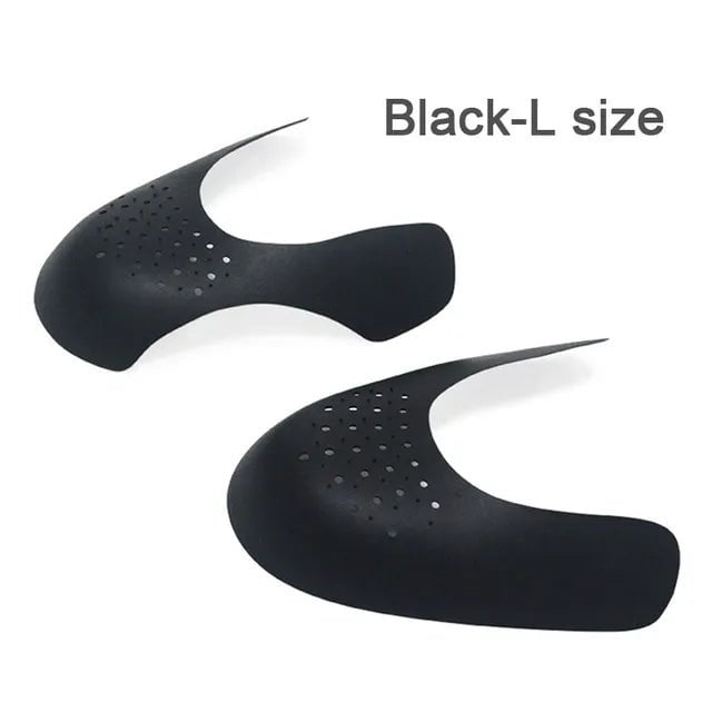 Storazone Black L EU(40-45) / CHINA 1 Pair Anti Crease Shoe Protector for Sneakers Toe Caps Anti-wrinkle Support Shoe Stretcher Extender Sport Shoe Protection