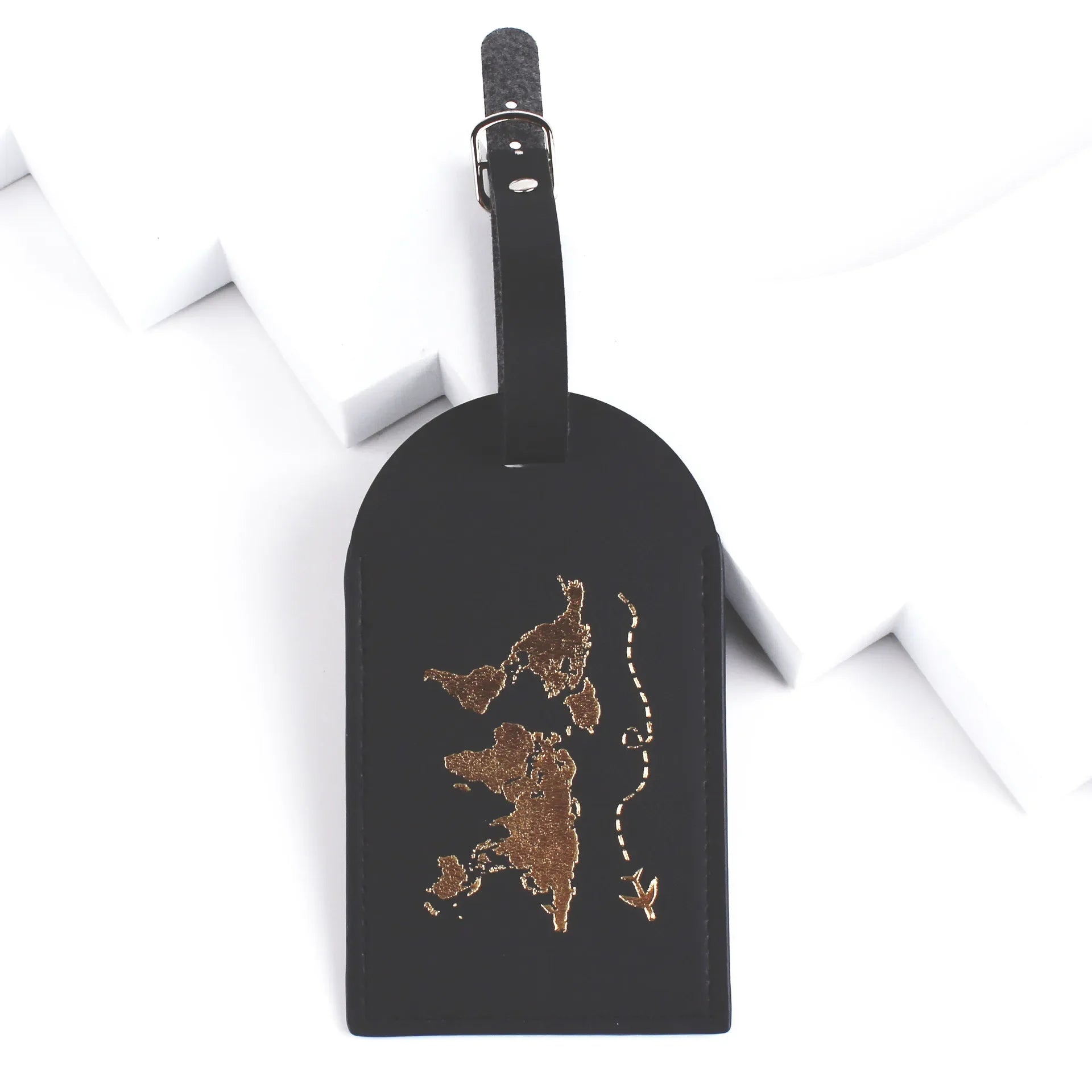 Storazone Black luggage tag New Simple Fashion Passport Cover World Thin Slim Travel Passport Holder Wallet Gift PU Leather Card Case Cover Unisex