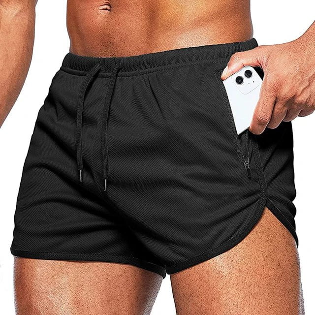 Storazone black / M(50-60kg) Men Sport Shorts Summer Sportswear Beach Jogging Short Pants Training Shorts Men Basketball Clothing Gym Fitness Running Bottoms