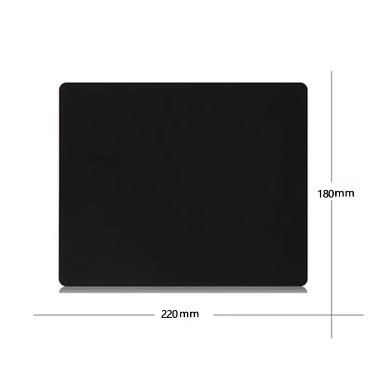 Storazone Black Mouse Pad Gaming Esports Mouse Pad Universal Desktop And Laptop Computer Simple And Pure Black Office Rubber Small Anti Slip Pad