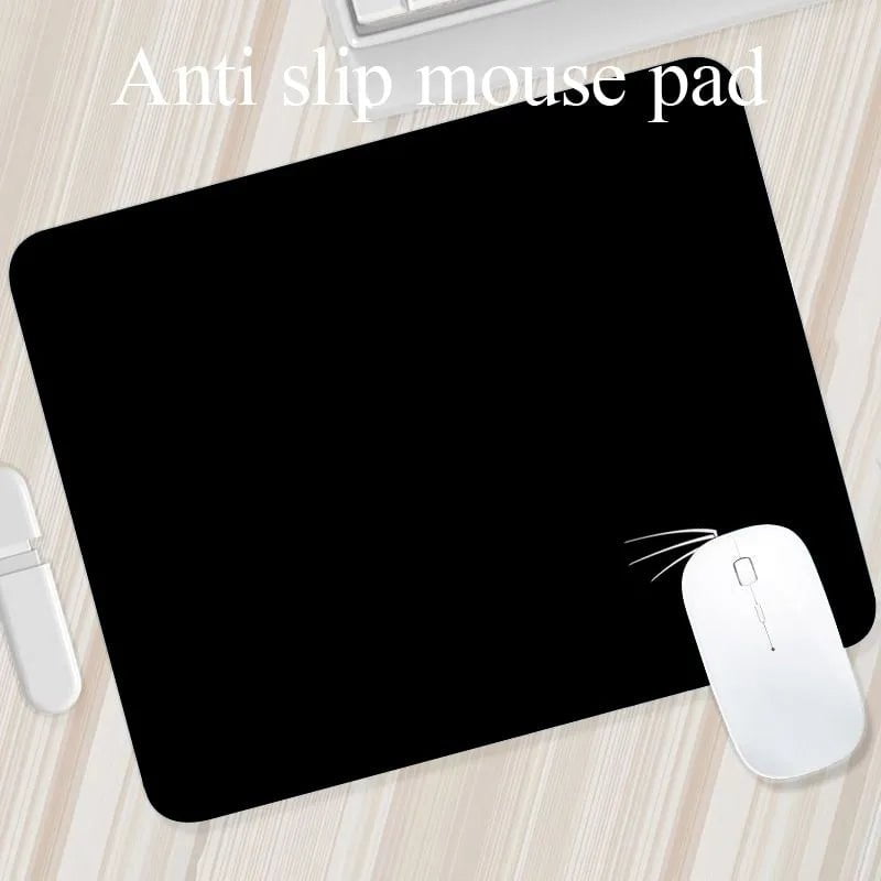 Storazone Black Mouse Pad Gaming Esports Mouse Pad Universal Desktop And Laptop Computer Simple And Pure Black Office Rubber Small Anti Slip Pad