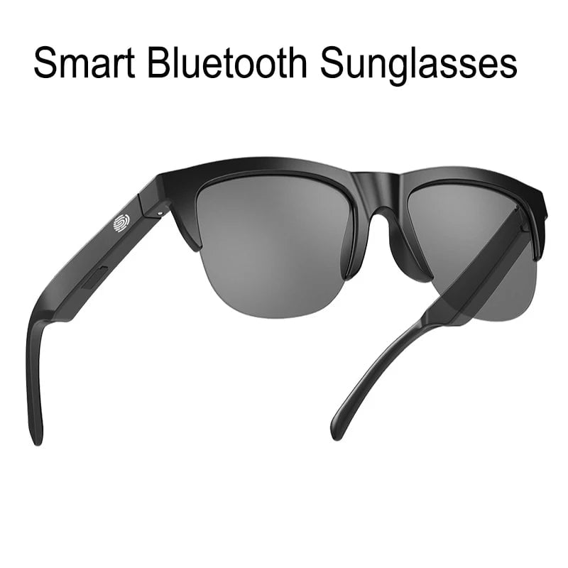 Storazone Black New F06 smart sunglasses bluetooth headphones glasses High definition UV protection Touchbutton truecolor HIFI sound quality TWS