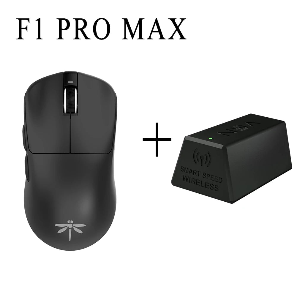 Storazone Black Pro Max 4K Vgn Dragonfly F1 Moba Wireless Mouse 2.4g Wired 26000dpi 55g Gaming Mouse 130h Mice Rechargeable For Windows Mac Gaming Mice Man