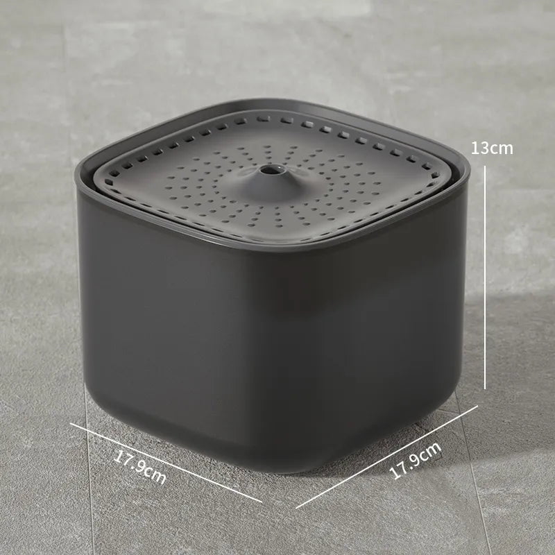 Storazone Black Regular / USB / 3L 3L Cat Water Fountain Auto Recirculate Filter Large Capacity Filtring Cat Water Drinker USB Electric Mute Cats Water Dispenser