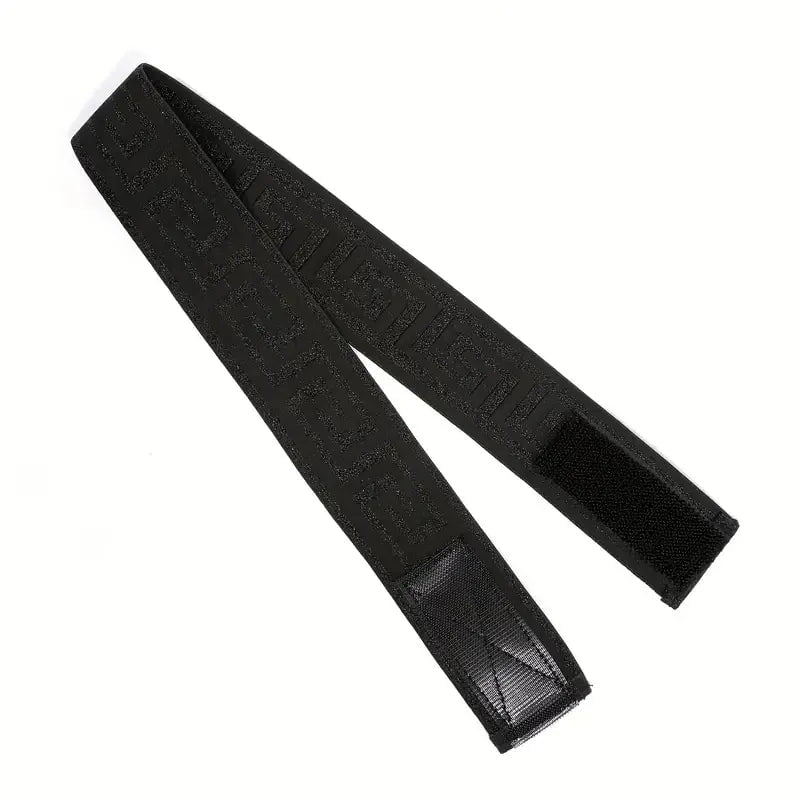 Storazone Black Return pattern 4cm Wide Elastic Bands For Wig Lace Melting Band Edges Wig Band For Keeping Wigs In Place & Lace Frontal Melt Edge Wrap Non Slip