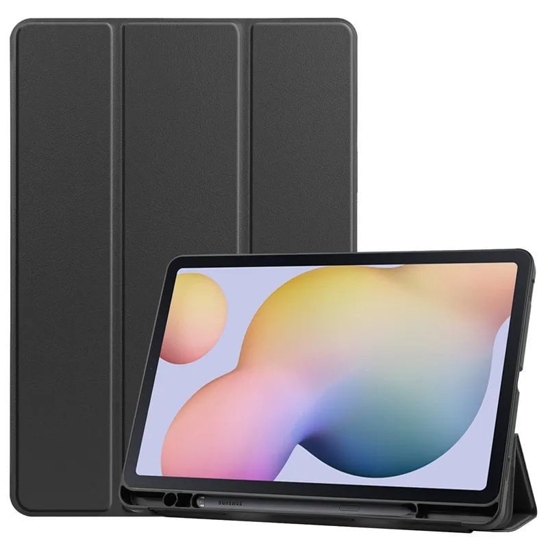 Storazone black / S6 Lite 10.4 2020 Case For Samsung Galaxy Tab S6 Lite 10.4 Stand Cover for Samsung Tab S6 Lite 2020 2022 SM-P613 P615 P610 P619 Pencil Holder Fund