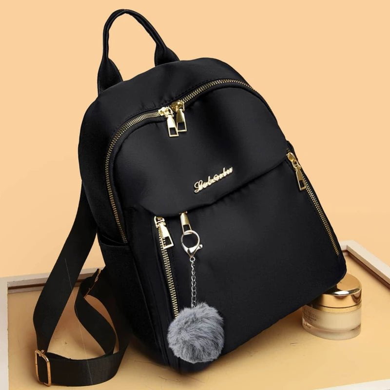 Storazone black Simple Pu Black Large Capacity Backpacks Women Travel Bag Solid Harajuku Student Schoolbag Backpack Unisex Bags High Street