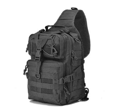 Storazone Black single strap / CHINA 35L Camping Backpack Waterproof Trekking Fishing Hunting Bag Military Tactical Army Molle Climbing Rucksack Outdoor Bags mochila