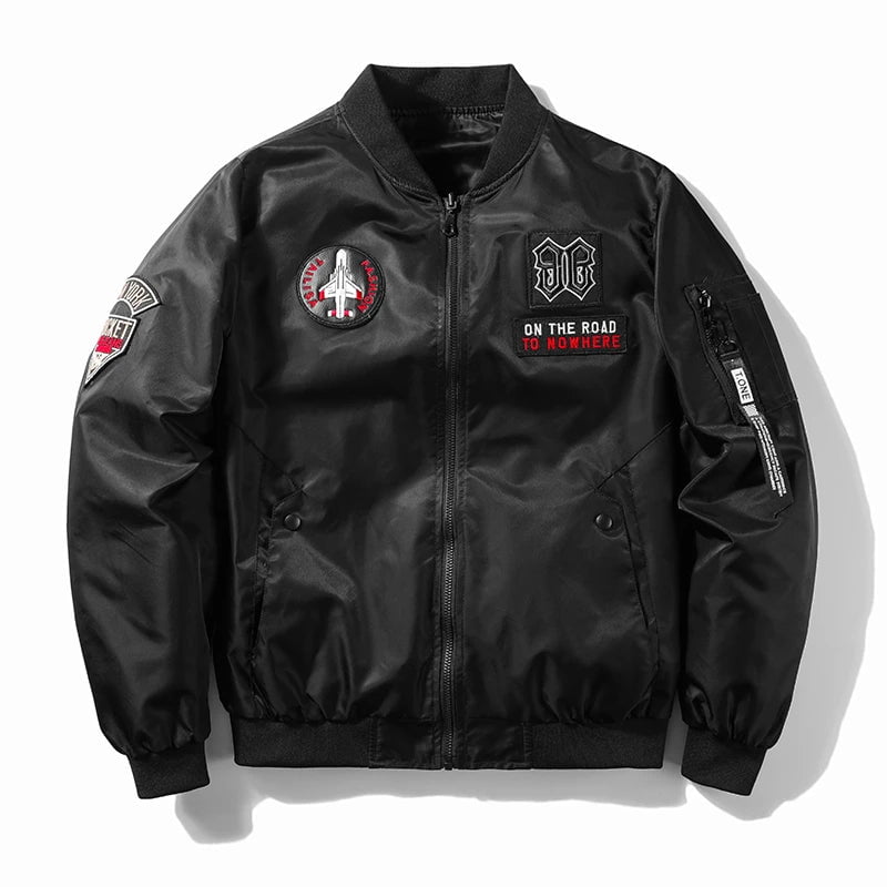 Storazone Black Standard / M 45-52.5kg 2022 Winter Male Clothing coats garments bomber mens coat racing motorcycle Clothes luxury aviator tactical Field vintage jakets