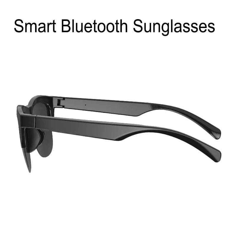 Storazone Black TWS Smart Glasses Wireless Bluetooth 5.3 Calling Sunglasses Sport HD Audio Hands-Free Music Anti-Blue Eyeglasses Outdoor