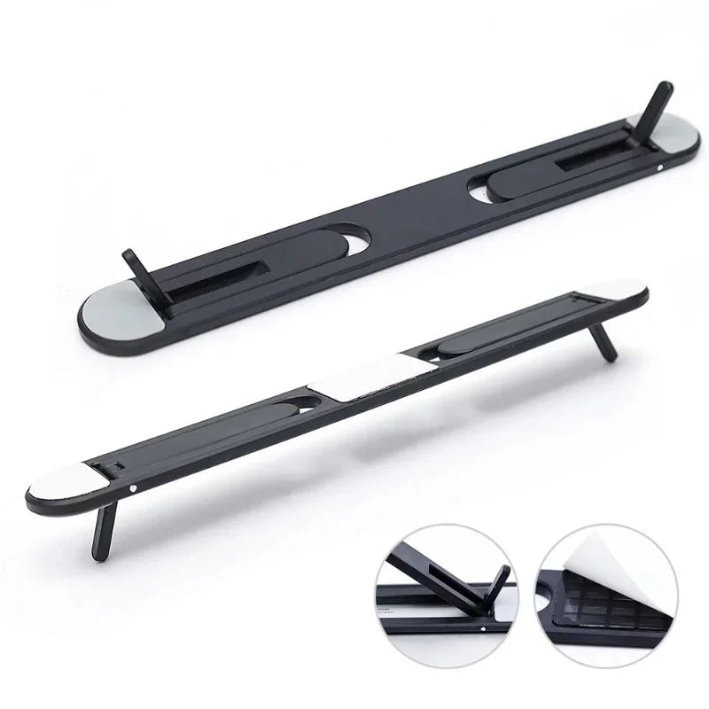 Storazone Black Universal Laptop Riser Stand for Macbook Pro Air 13 15 Lenovo Samsung Notebook Cooling Pad Invisible Laptop Bracket Stands