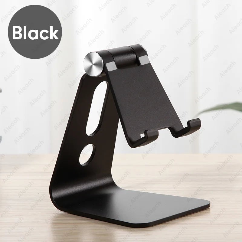 Storazone Black Universal Phone Tablet Desktop Stand For iPad 7.9 9.7 10.5 11 inch Metal Rotation Tablet Holder For Samsung Xiaomi Huawei Tablet