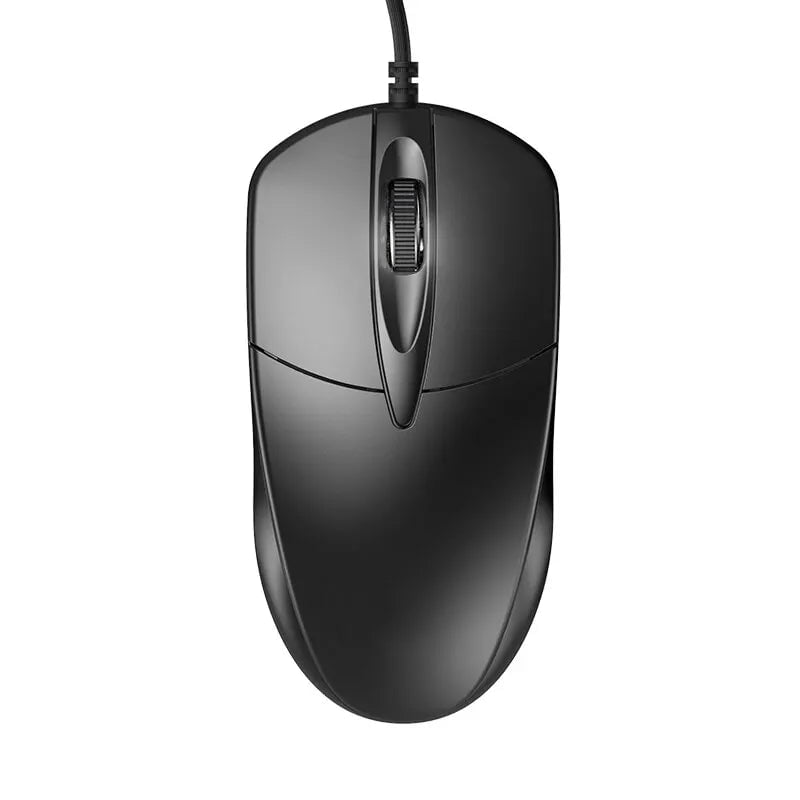 Storazone black USB Wired Computer Mouse Optical Mouse Gamer PC Laptop Notebook Computer Mouse Mice for Office Home Use