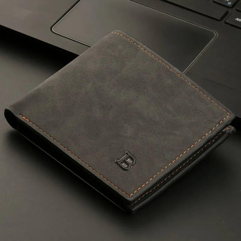 Storazone black wallet / CHINA New Retro Men Leather Wallets Small Money Purses Design Dollar Price Top Men Thin Wallet With Coin Bag Zipper