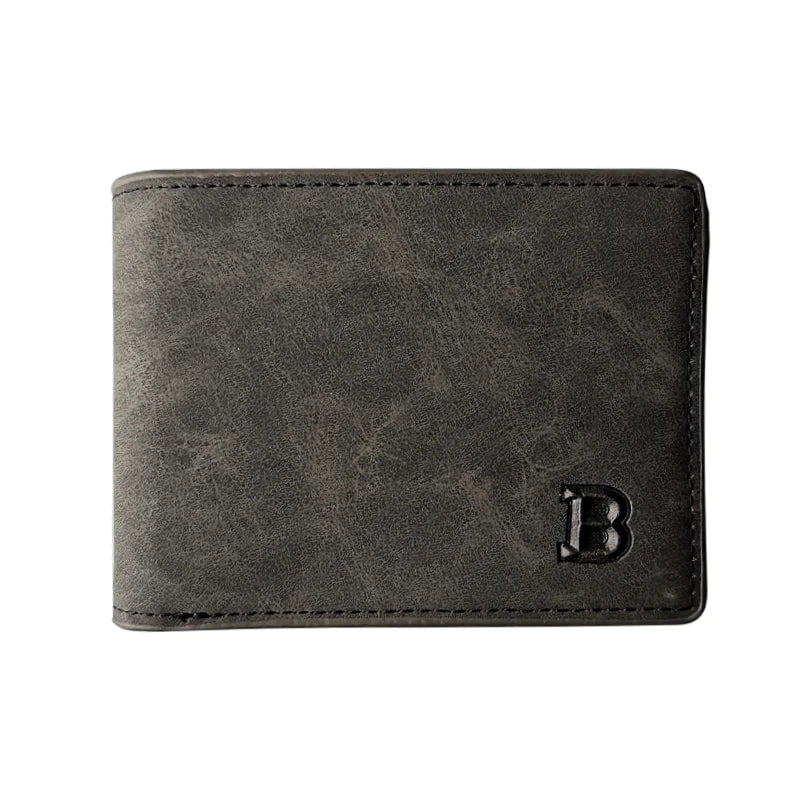 Storazone Black wallet Hot Selling Leather Wallet Top Men Coin Bag Minimalist Thin Purse Card Pack Purse Business Short Wallet for Men 2023 New Fashion