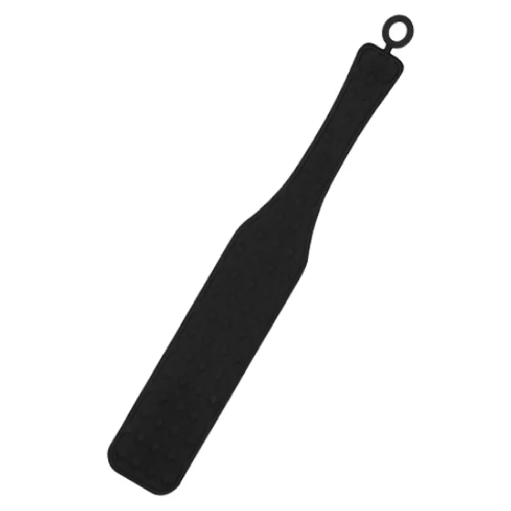 Storazone Black Whip Sex Whip Paddle Spanking Silicone Fetish Slave Restraint Sex Toy For Women Men Couples Flirting Erotic Adult Supplies Sexy Toys