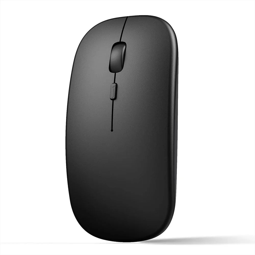 Storazone black Wireless Rechargeable Mouse for Laptop Computer PC,  Slim Mini Noiseless Cordless Mouse, 2.4G Mice for Home/Office