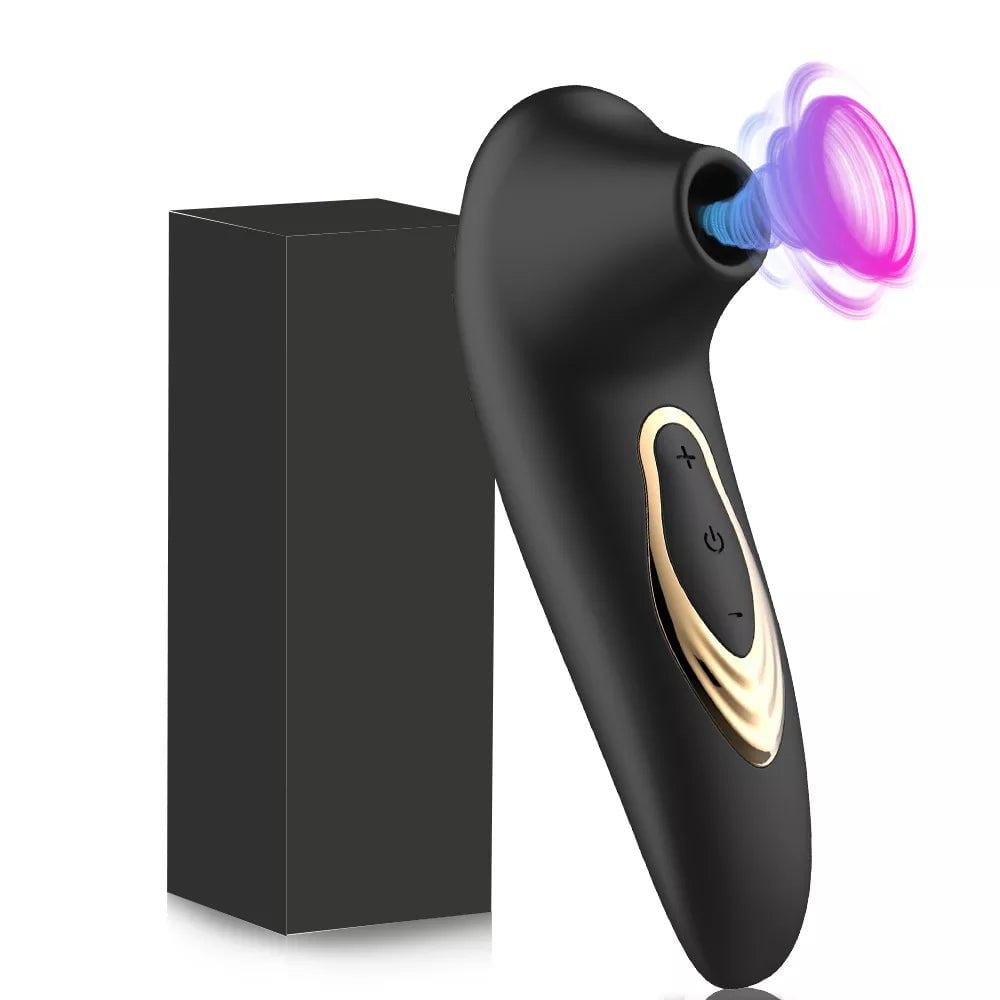 Storazone Black with Box / CHINA Clitoral Sucker Vibrator Nipple G Spot Sucking Blowjob Clitoris Erotic Stimulator Female Masturbator Sex Toys for Women Adult 18