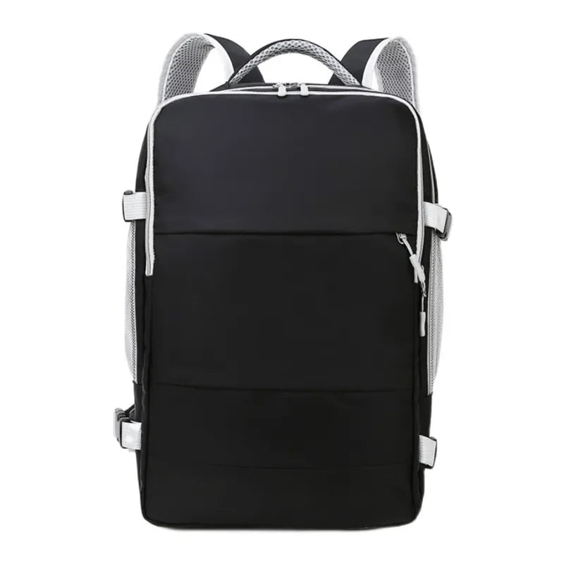 Storazone black Women's Backpack Fashion Large Capacity Lightweight Backpacks Girls Students Portable Korean Version Bags