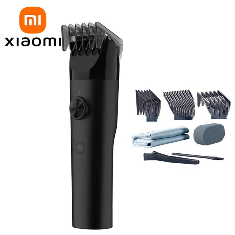 Storazone black XIAOMI MIJIA Hair Trimmer Machine IPX7 Waterproof Hair Clipper Professional Cordless Electric Hair Cutting Barber Trimmers Men