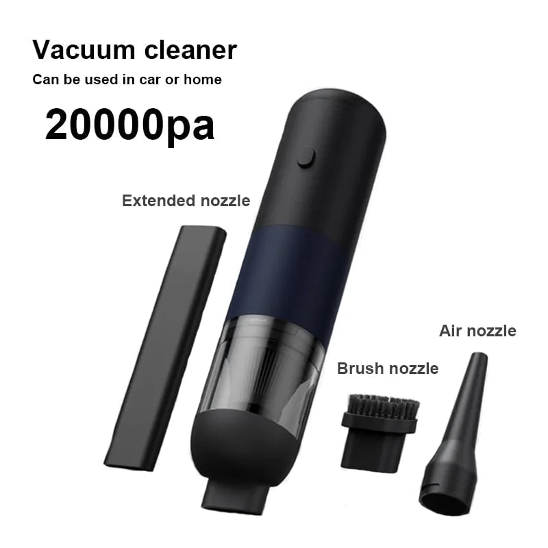 Storazone black Xiaomi New Car Vacuum Cleaner Portable Mini Handheld Vacuum Cleaner Smart Home Car Dual-purpose Mi Wireless 20000PA Dust Catcher