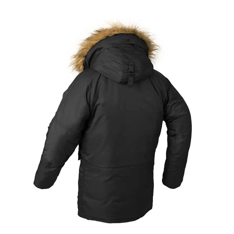 Storazone Black / XS 2023 Winter N3B puffer men long Куртка аляска coat military fur hood warm tactical bomber army korean thick parka