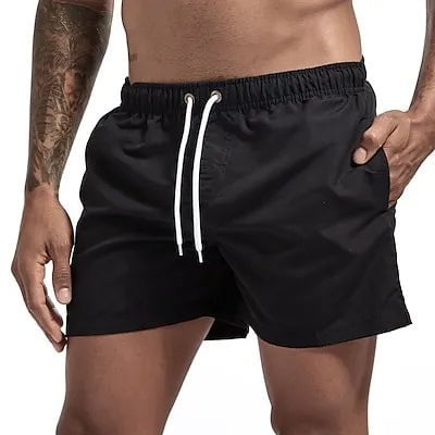 Storazone black / XXXL Swim Trunks Swim Shorts for Men Quick Dry Board Shorts Bathing Suit Breathable Drawstring With Pockets for Surfing Beach Summer