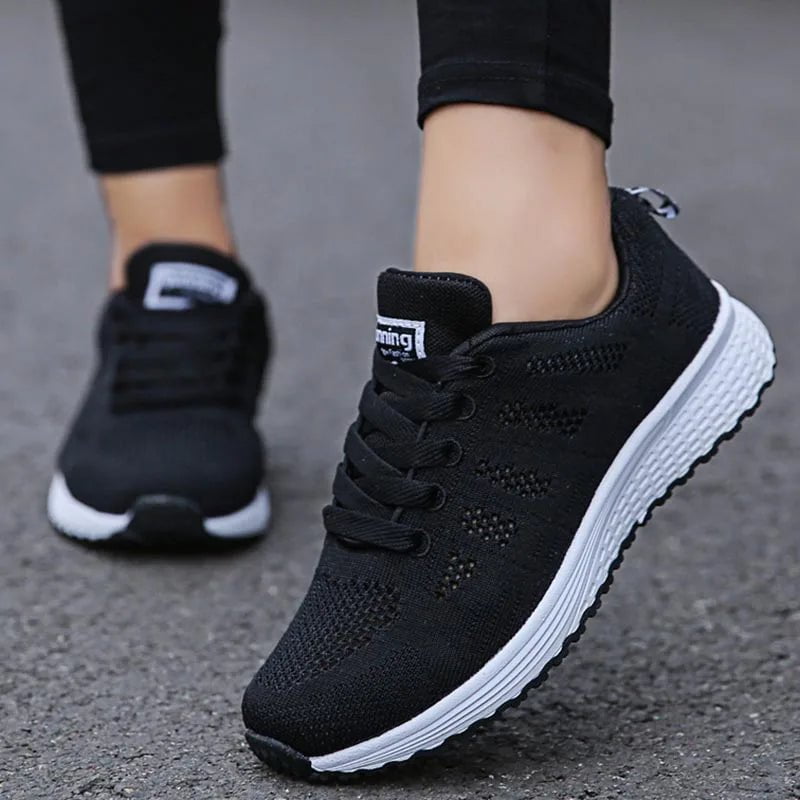 Storazone BlackShoes / 35 Women's Sneakers Fashion Shoes Woman Platform Women's Vulcanized Shoes Sneakers Women Shoes Breathable Shoe For Women Zapato